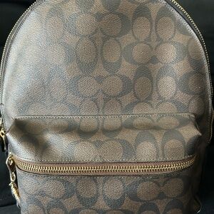 Coach Black Interior with Gold Accents